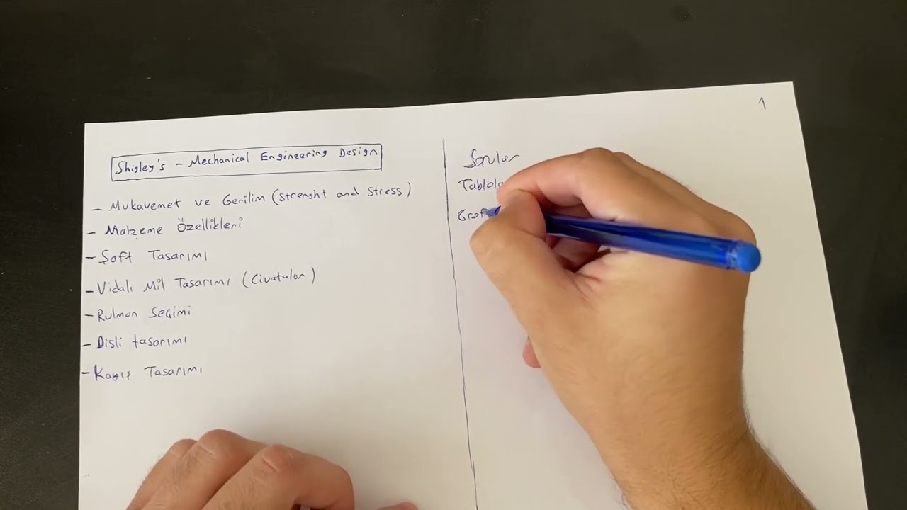 Makine Elemanları Başlangıçtan İleri Seviye (Üniversite Müfredatına Uygun) Kurs Tanıtımı