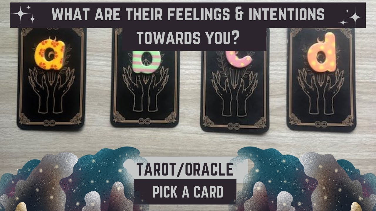 What are their feelings and intentions towards you? - Tarot/Oracle pick a card.