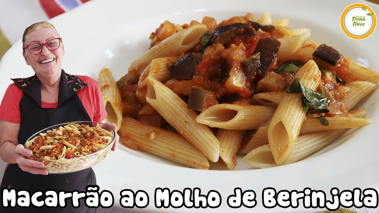 NÃO SABE O QUE FAZER COM A BERINJELA...??? | Macarrão ao Molho de Berinjela #374