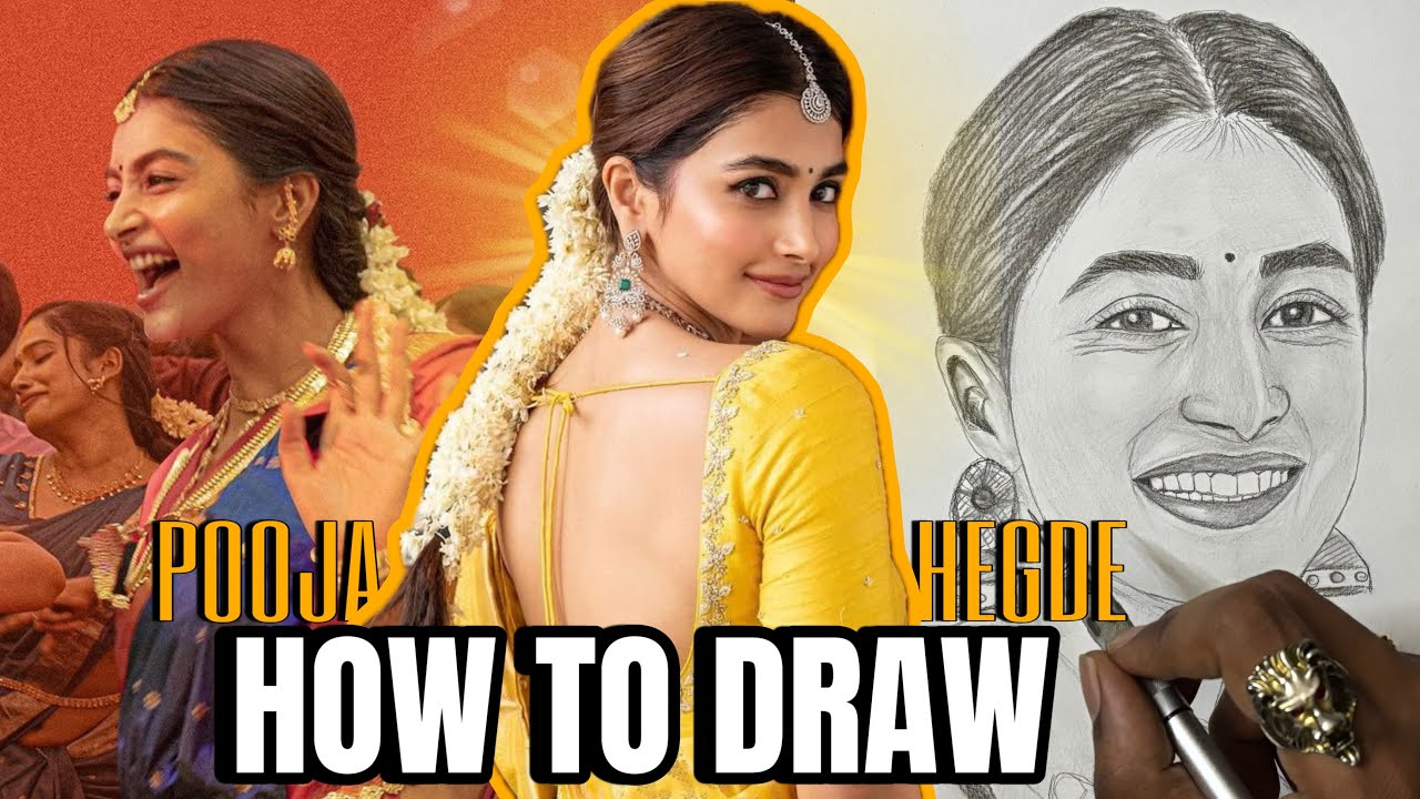 Pooja Hegde Drawing from 'Retro – Kanimaa' 🔥 Must-Watch for Beginners!