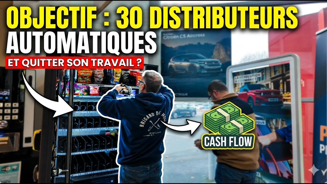 Il va créer son parc de 30 DISTRIBUTEURS AUTOMATIQUES !