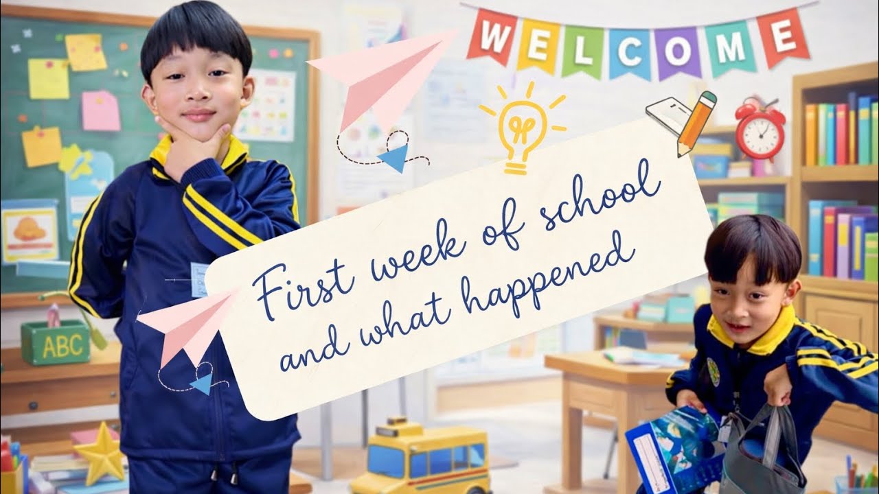 My sons first week of school|Bhutanese parents experience