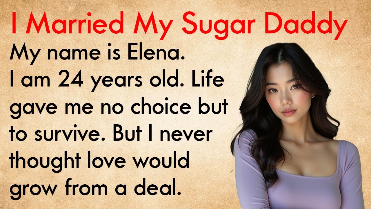 I Got Married to My Sugar Daddy ✳️ (A1–A2 Level) Emotional Listening Story ✳️