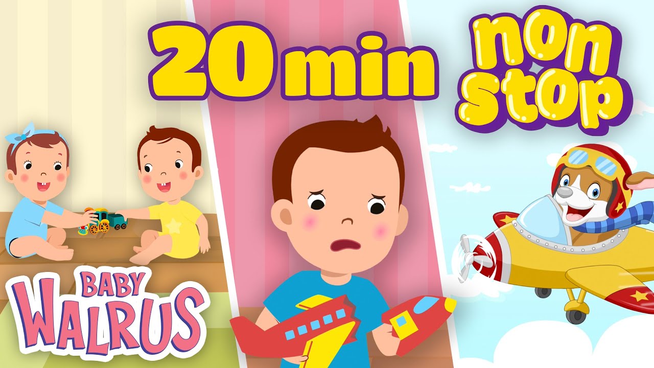 20 Minutos de Canções Infantis Sem Parar | Cantar, Dançar e Aprender! 🪩 🎵