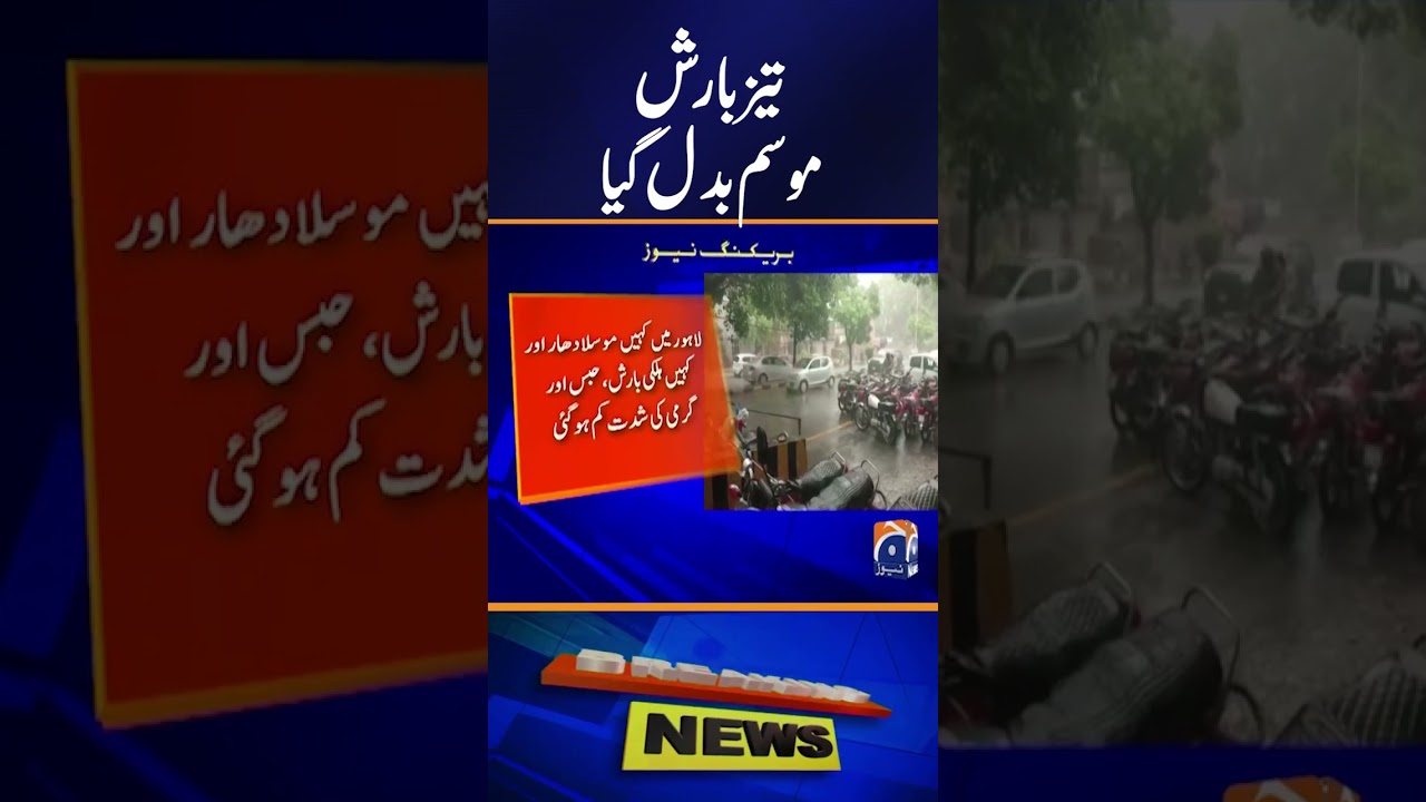 Rain in Lahore | Lahore Weather Updates | Rain Alert