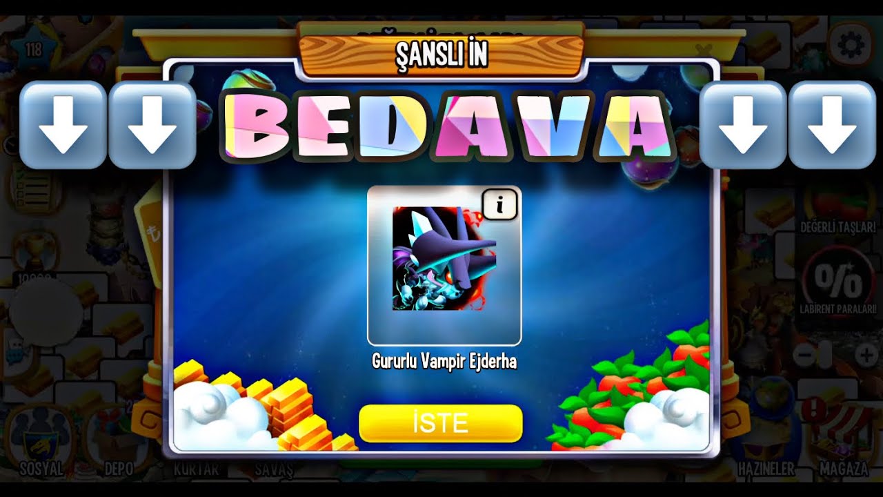 BEDAVA GURURLU VAMPİR ALMAK ? #dragoncity