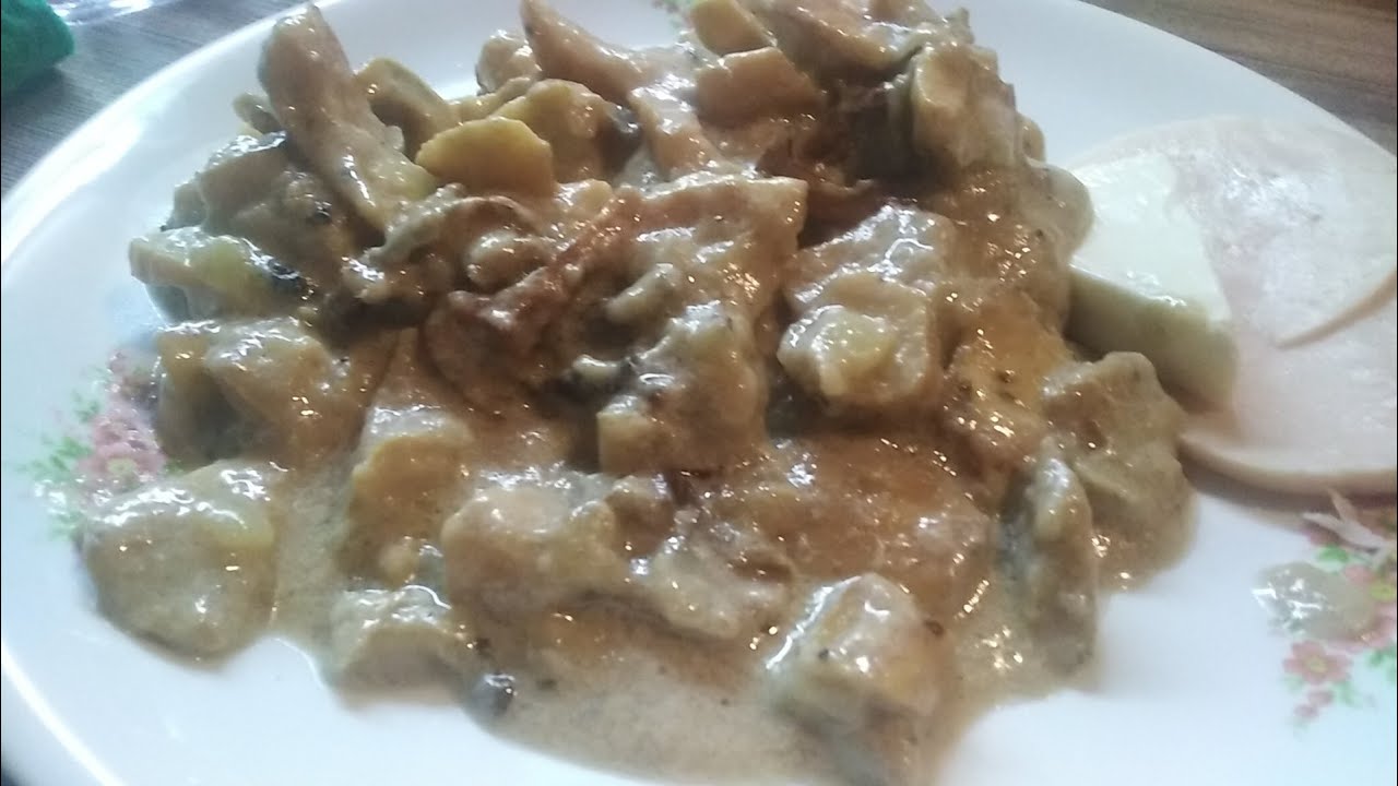 Mlečnice dinstane u mleku, Lactarius piperatus cooked in Milk, With TOOL! 👍👌🍄🏆🍀🍛🍽️