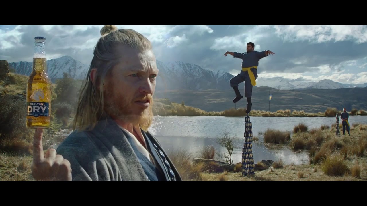 Brilliant funny beer ad for Carlton Dry  Temple of Dry.