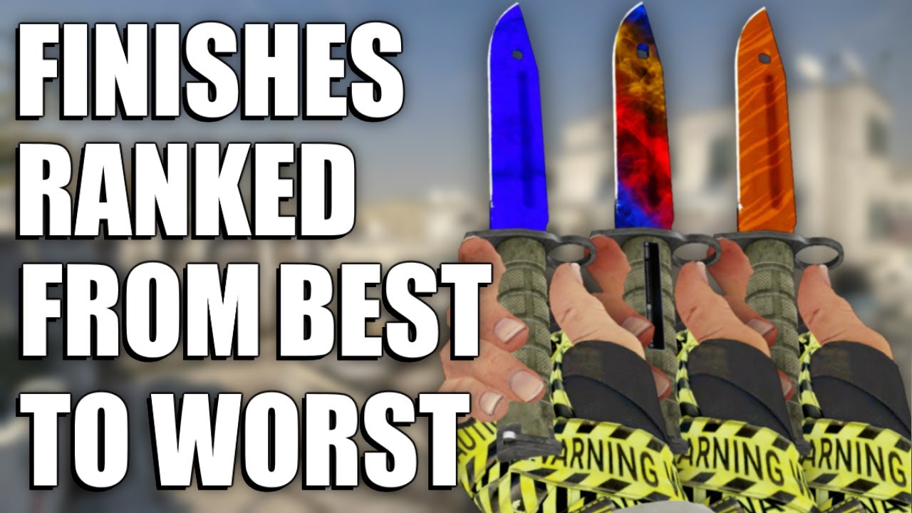 CS:GO Knife Finishes Ranked from BEST to WORST | TDM_Heyzeus
