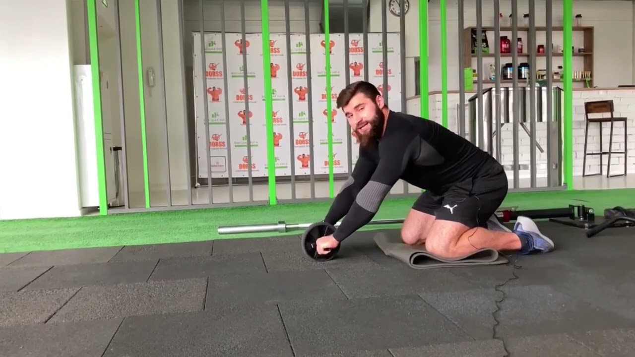 Ролик для пресса или тренажер для спины, маленький, но очень эффективный!