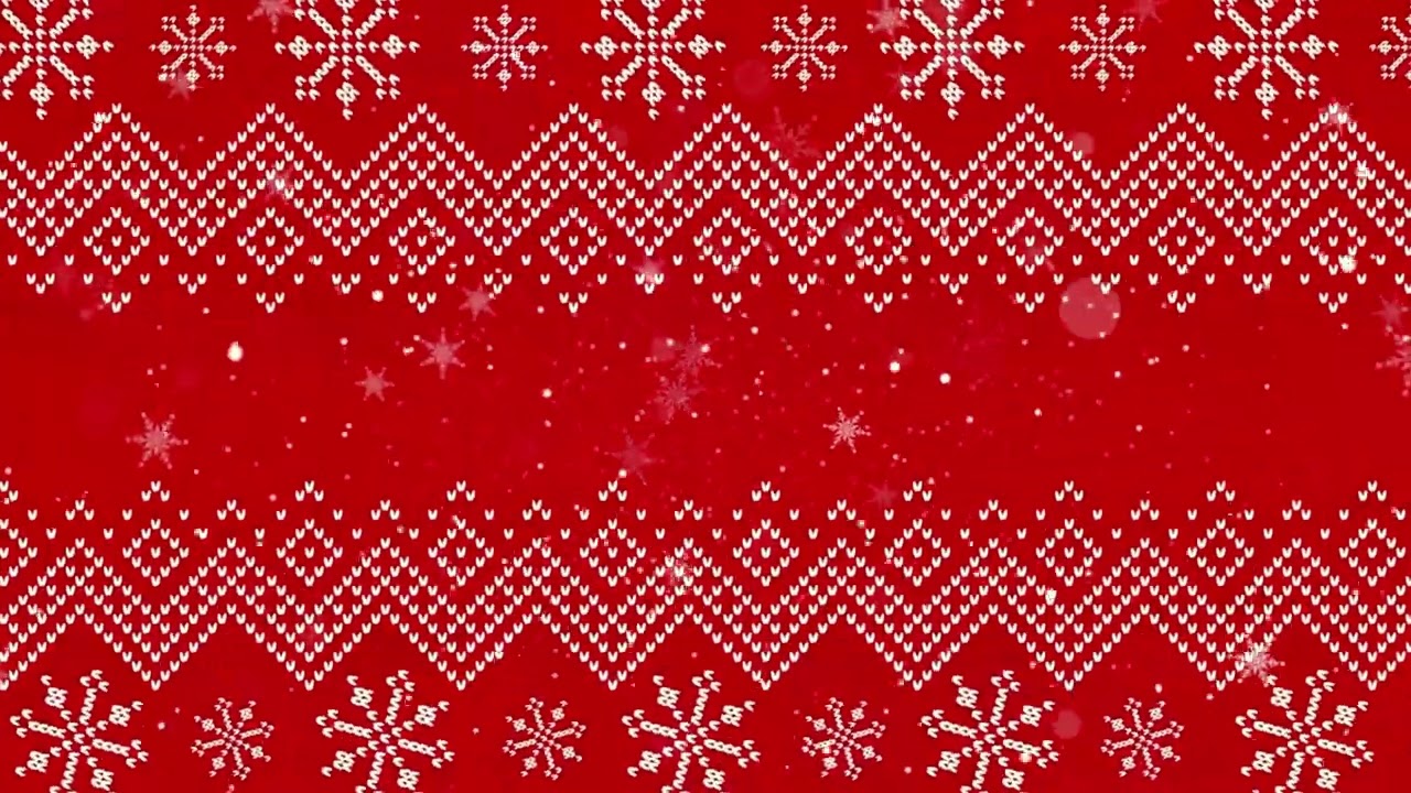 Knitted Christmas Pattern | 4K Relaxing Screensaver