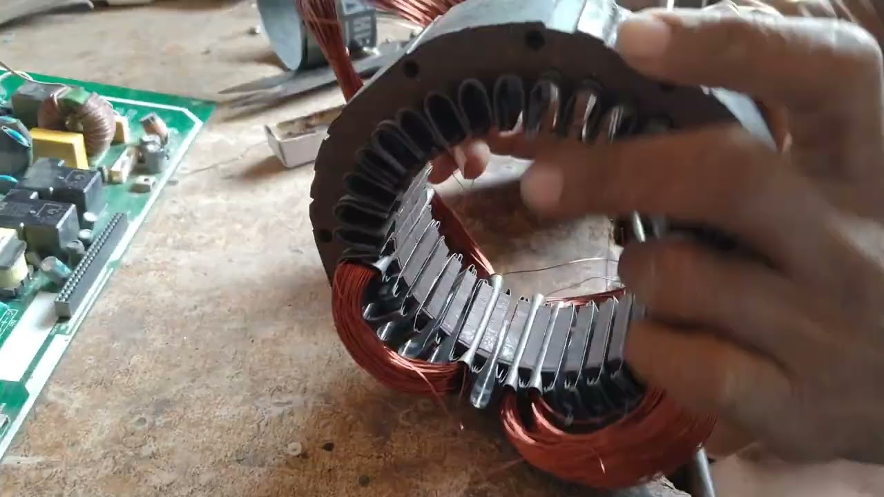 washing machin motor rewinding 36 slot