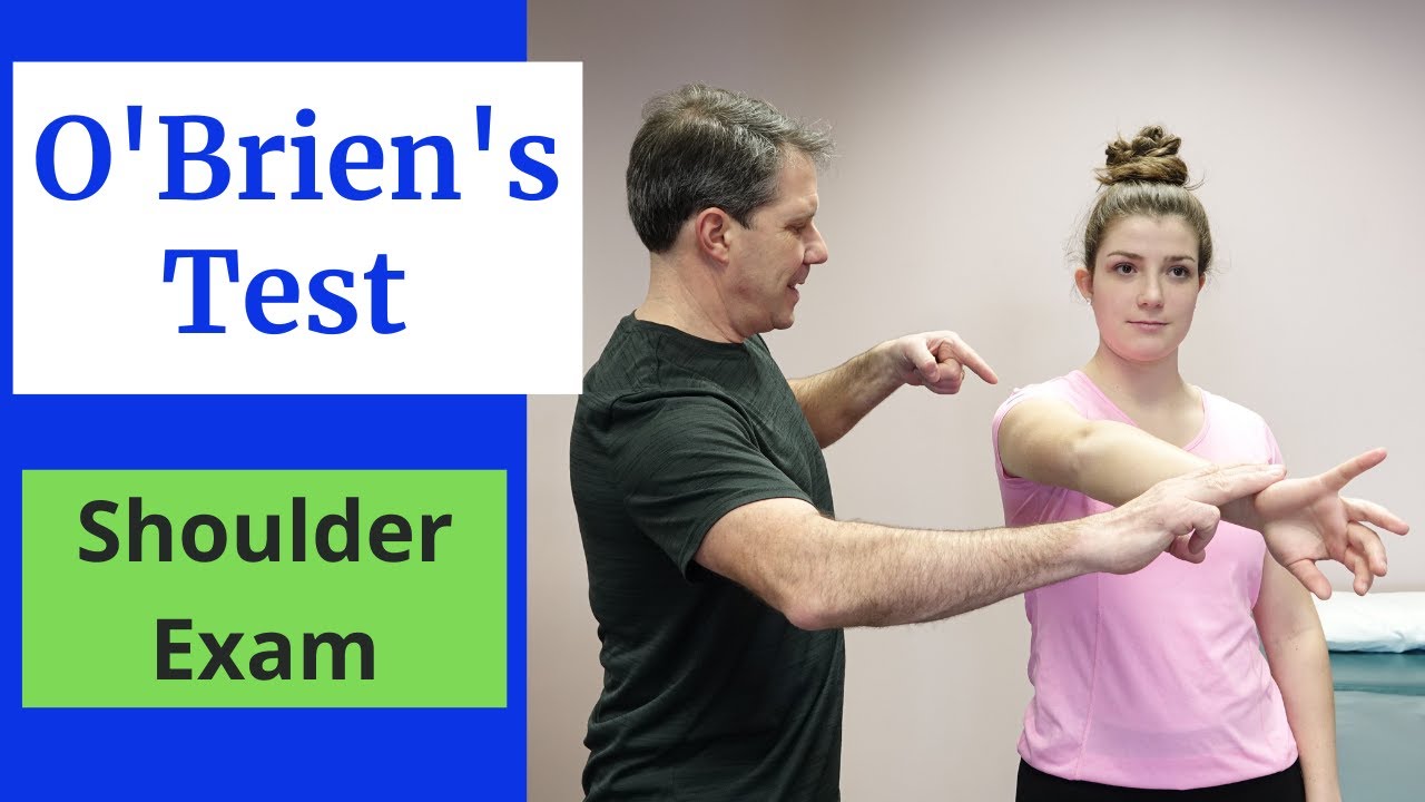 O'Brien's Test for Labral Tears (Shoulder Exams)
