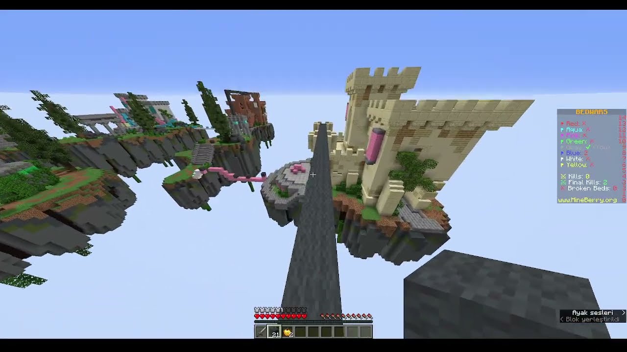 minecraft bedwars oyun hiç acımıyor