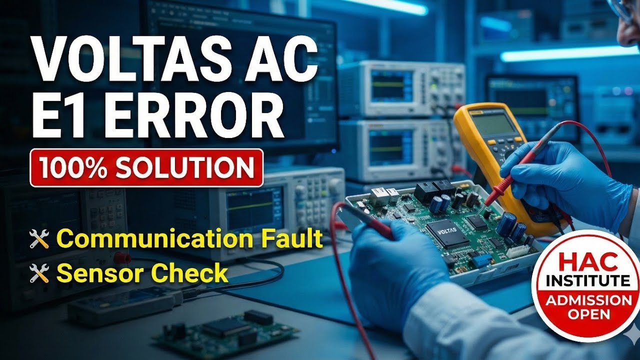 Voltas inverter ac e1 error code problem solve kaise kare