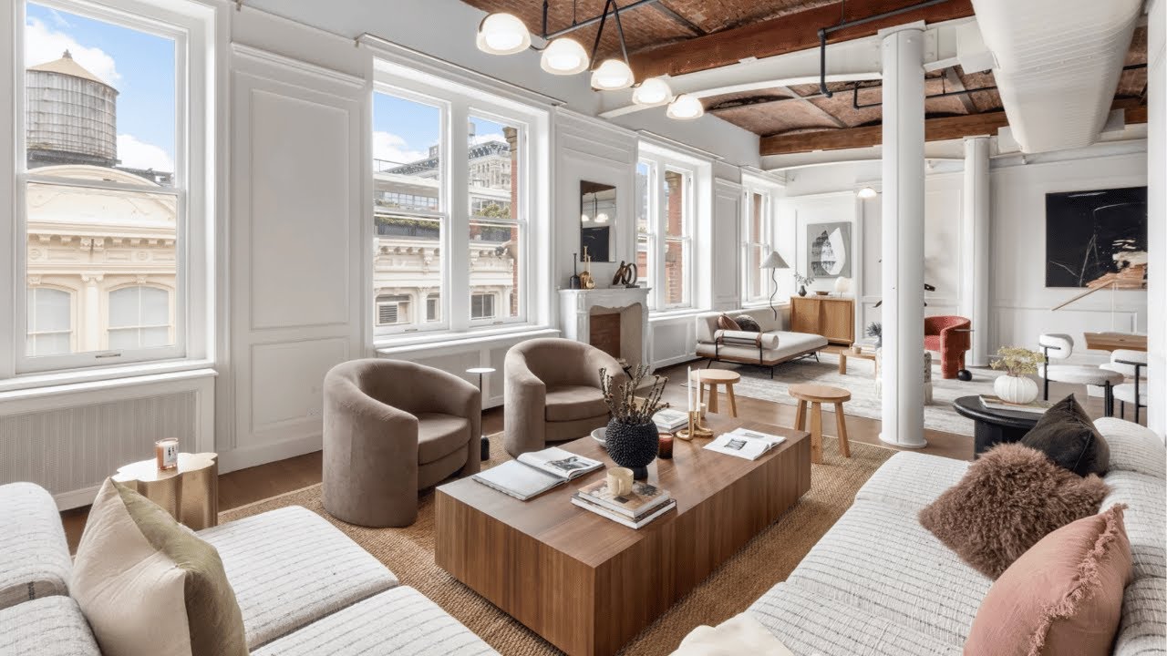 INSIDE a Tribeca Three Bedroom with Private Terrace & Selldorf Designed Interiors | SERHANT. Tour