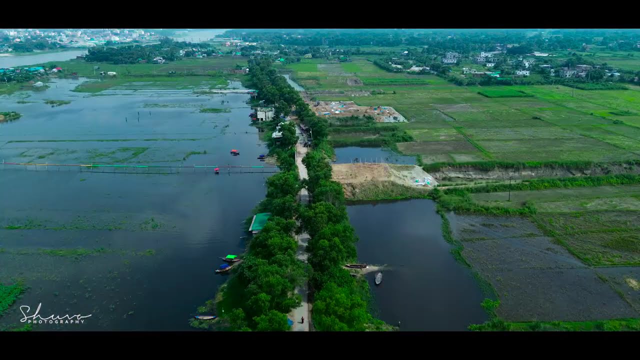 Unseen Beauty of Savar | Savar River Bridge Rupnagar Drone View | Sayed Shuvo Photography