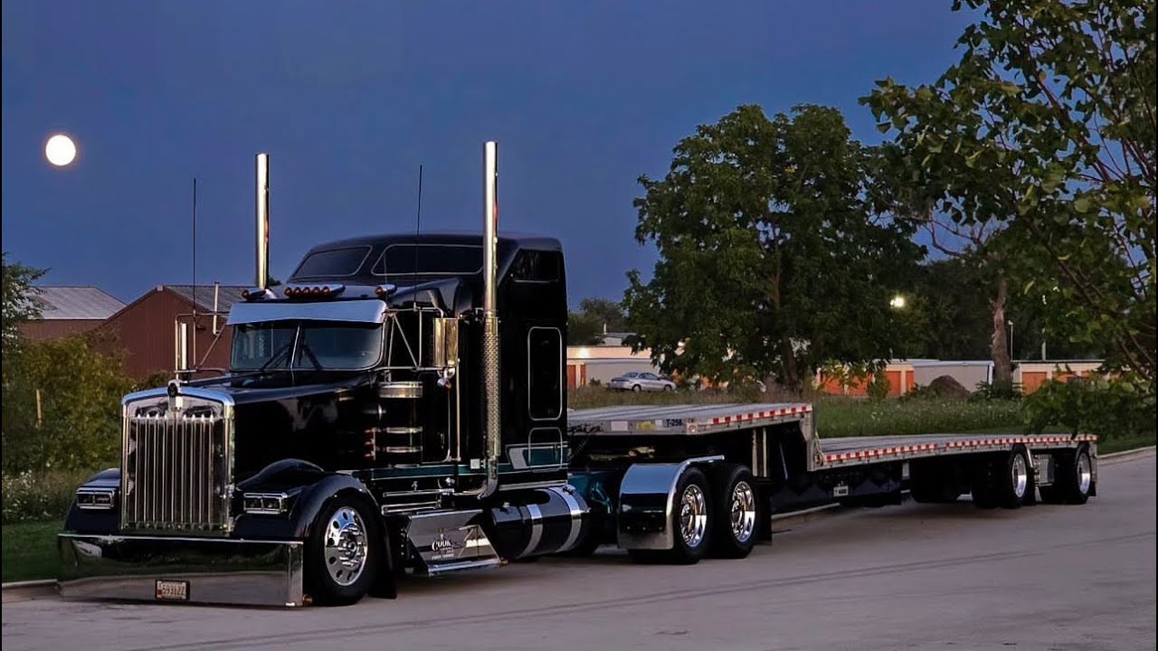 Kenworth w900L {ИНТЕРВЬЮ С ВОДИТЕЛЕМ} он рассказывает нам все об этом прекрасном Kenworth