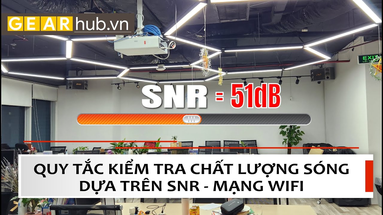GearHub.vn - Quy tắc kiểm tra chất lượng sóng WiFi với SNR