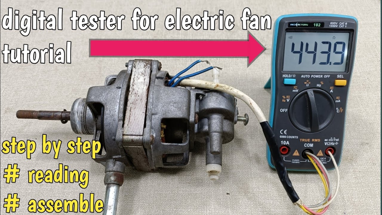 Digital tester tutorial for electric fan,paano mag test,mag install sa switch step by step.