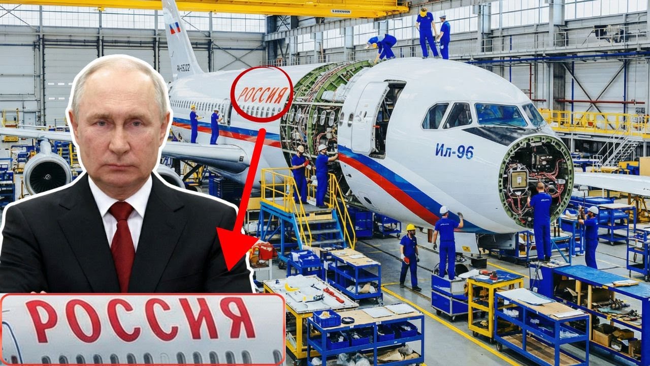 Inside the Russian Presidential Plane Factory: Il-96-300PU Assembly Revealed (Full Process)