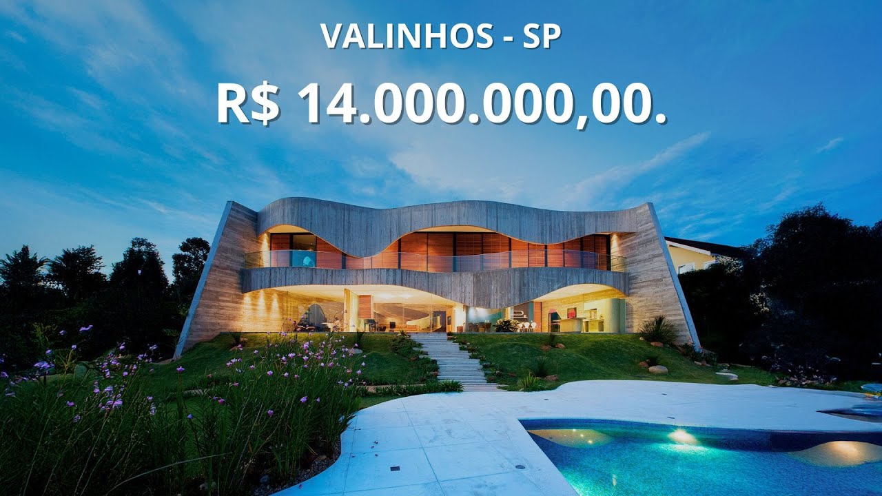 DENTRO DA CASA MAIS EXCLUSIVA À VENDA NO BRASIL – ARQUITETURA DE RUY OHTAKE - VALINHOS, SP