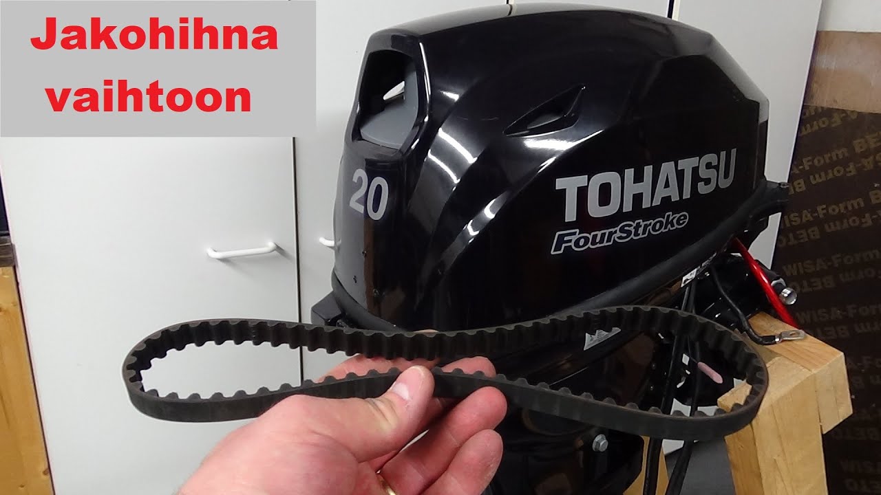 Tohatsu 20hv 4-tahti - Jakohihnan vaihto