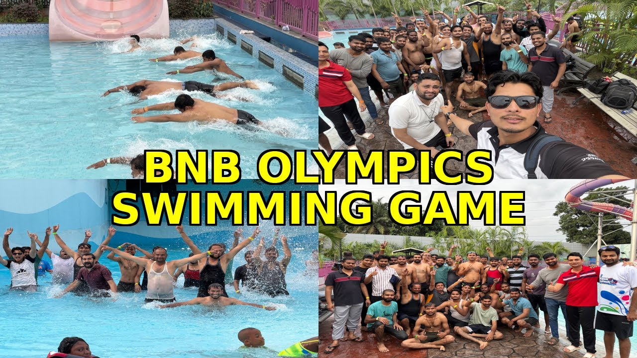 BNB Olympics Swimming Game 🏊‍♂️ | Sabse Bada Water Park | Full Vlog