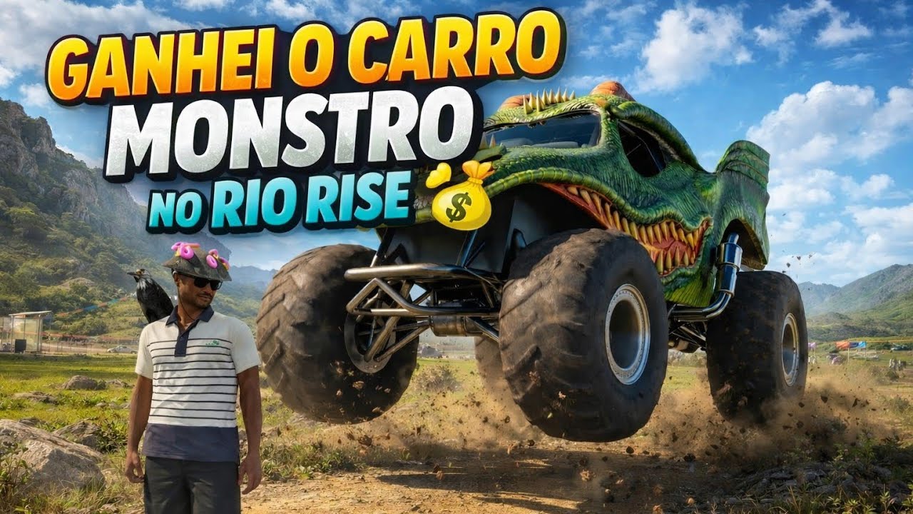 GANHEI O CARRO MONSTRO NO RIO RISE😱#riorise #rioriserp #gta #games #gameplay #roleplay 