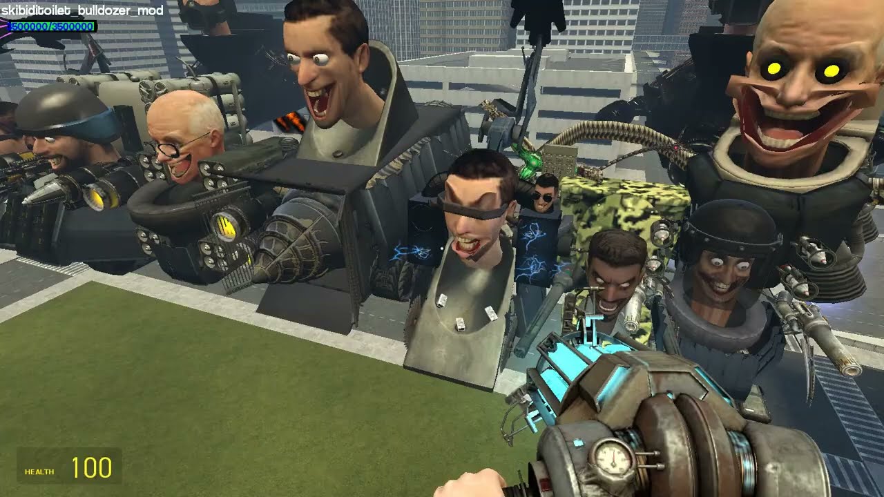 NEW EVOLVED TITAN TV MAN NEW UPGRADE FACE ALL THE SKIBIDI TOILET BOSSES In Garry's Mod! P2