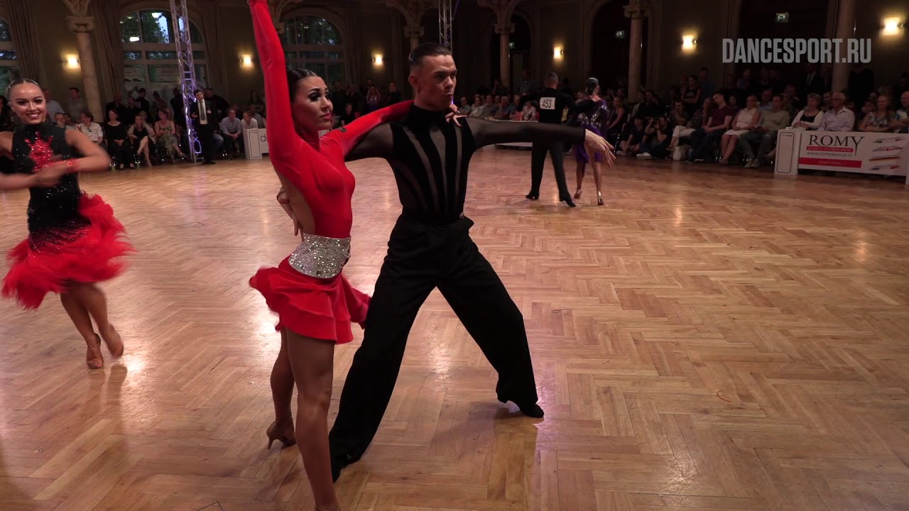 Ilja Kubrin - Daria Kolomizki GER, Samba, DanceComp Wuppertal 2019