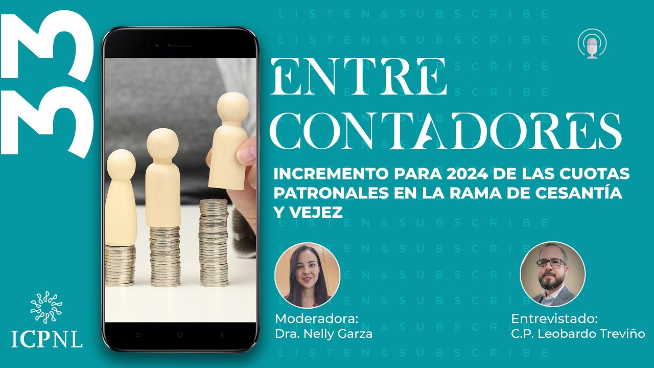 Incremento para 2024 de las cuotas patronales en la rama de cesantía y vejez