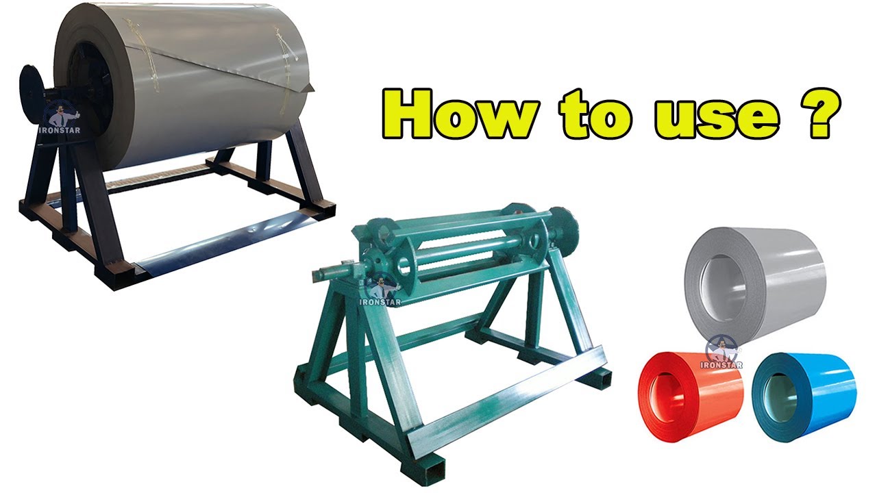 How to use manual decoiler? 5T manual decoiler | manual decoiler use | metal reel decoiler