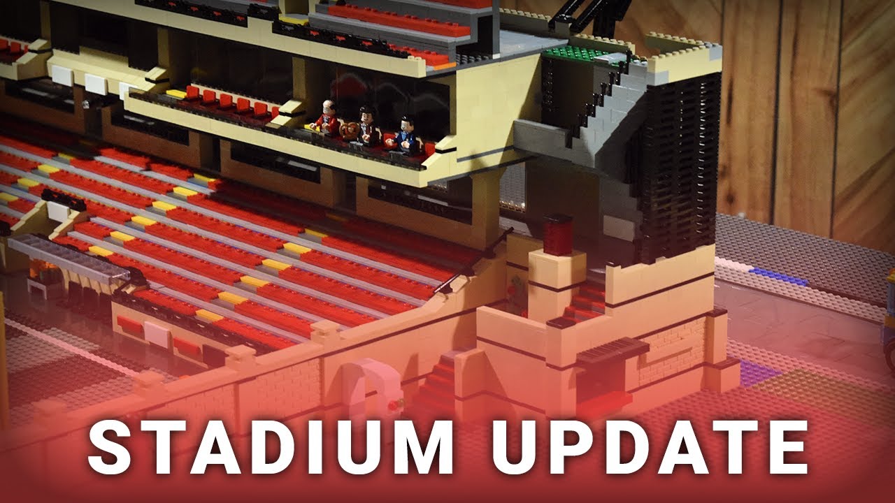 LEGO STADIUM UPDATE - Building Up The Staircases
