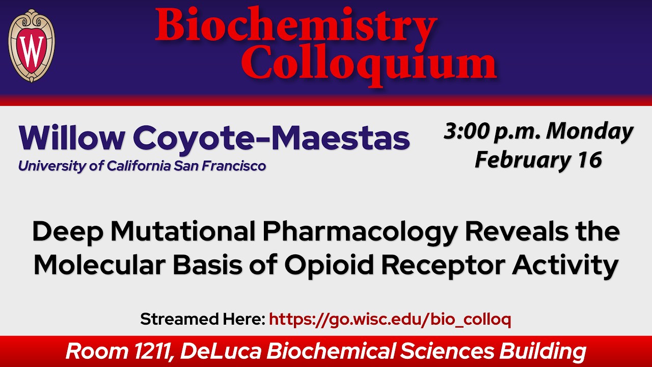Willow Coyote Maestas   Biochemistry Colloquium