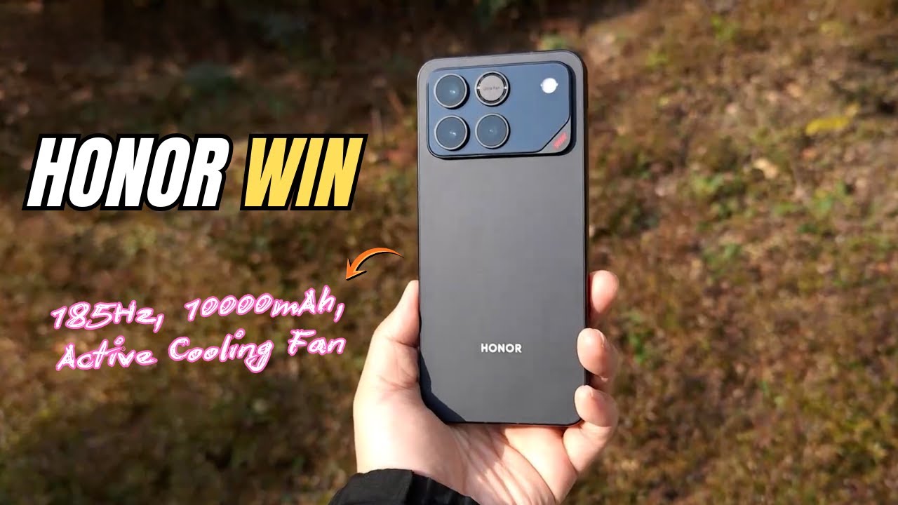 Распаковка и обзор Honor WIN – игровой монстр с частотой обновления 185 Гц и батареей на 10 000 м...