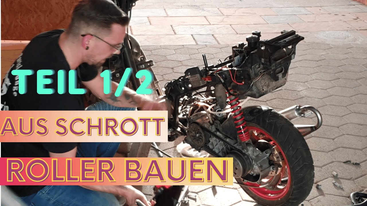 Aus Schrott einen Roller bauen 1 von 2 @sirkenny1 #piaggio #sirkenny #tuning