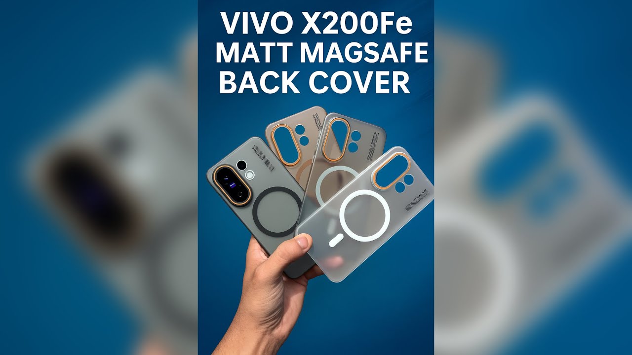 Vivo X200 Fe  Best Matt MagSafe Back Cover - Best Back Cover For Vivo X200 Fe 