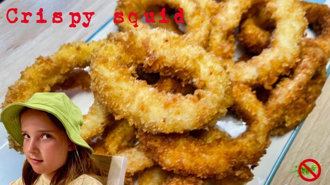 Как се правят най-хрупкавите калмари ? Любимите калмари на Варя 💜 Рецепта от гръцките таверни 🇬🇷🇬🇷🇬🇷