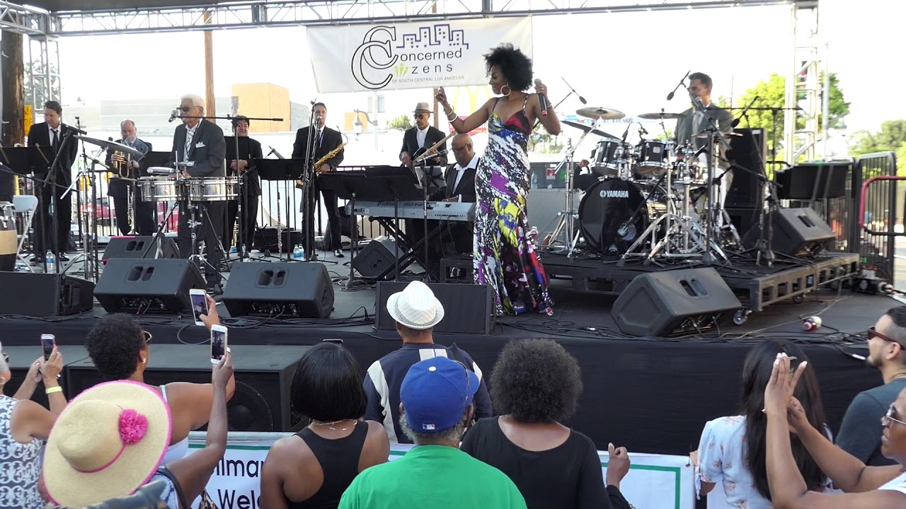 Pete Escovedo feat. Sy Smith - Let's Stay Together - Central Ave. Jazz Park - 07- 28 - 18