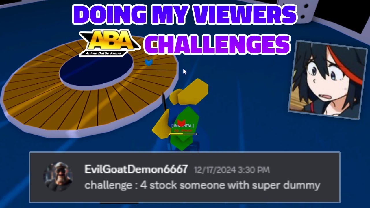 [ABA] DOING MY VIEWERS ABA RANKED CHALLENGES! (INSANE)