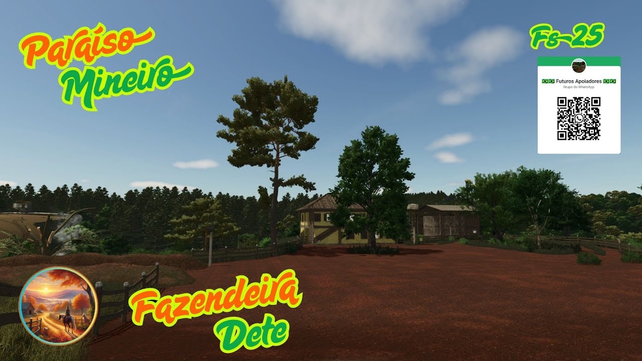 FS25 -  Mapa Paraiso Mineiro  -13- Bora para um cantinho das minas gerias!!!