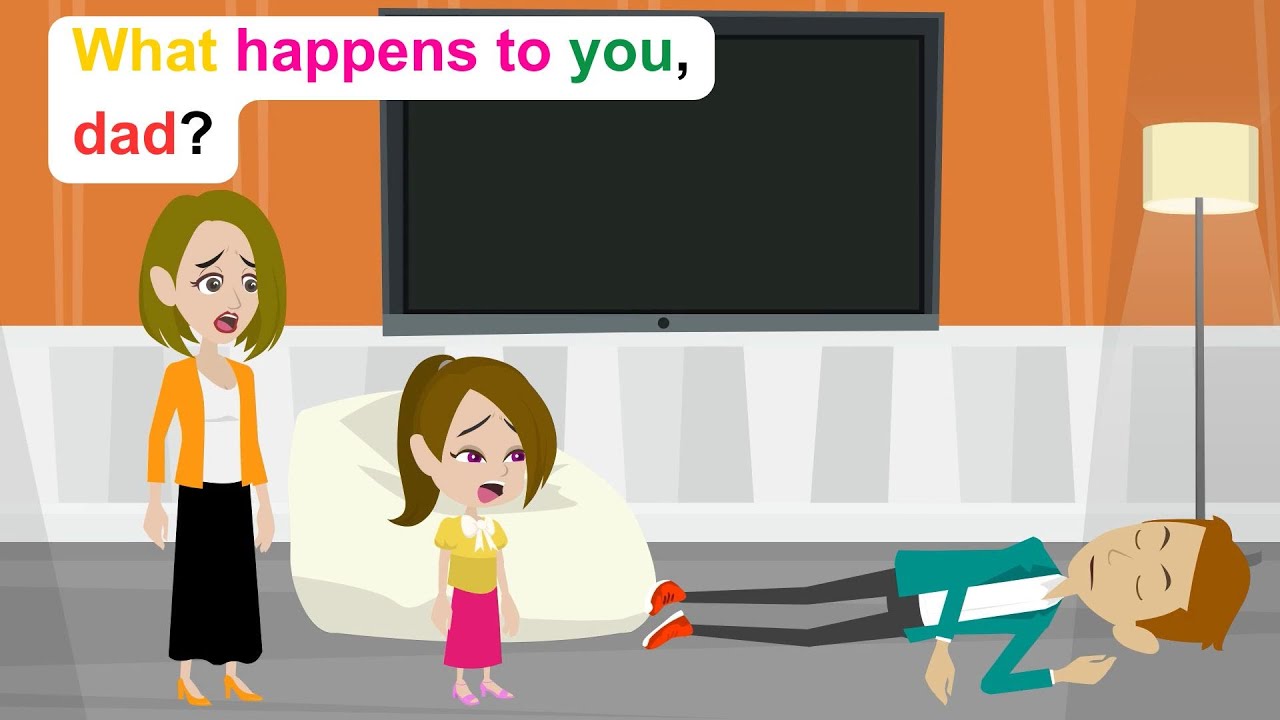 Ella's father is in danger - Simple English Story - Ella English