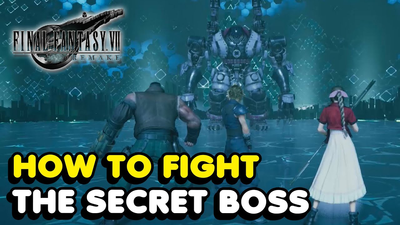 Как сразиться с секретным боссом в Final Fantasy 7 Remake (Руководство по трофею «Абсолютное оруж...