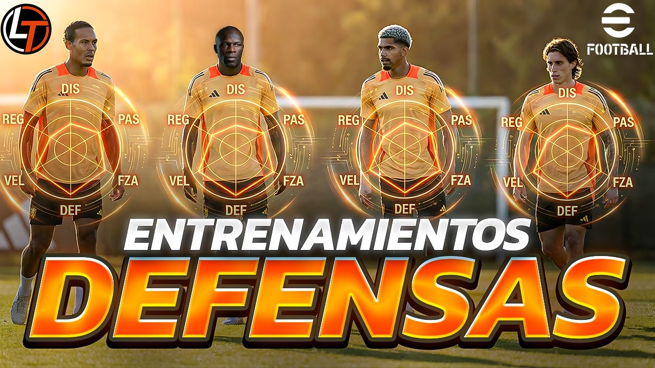 DEFENSAS v.5.3✅|| ENTRENAMIENTOS Y HABILIDADES (Araujo, Van djik, Thuram, Saliba ...) #efootball