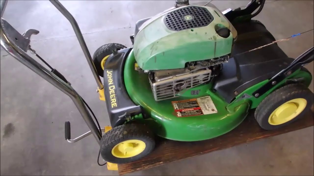 A Minor Fight To Get a John Deere JS30 Mower Running