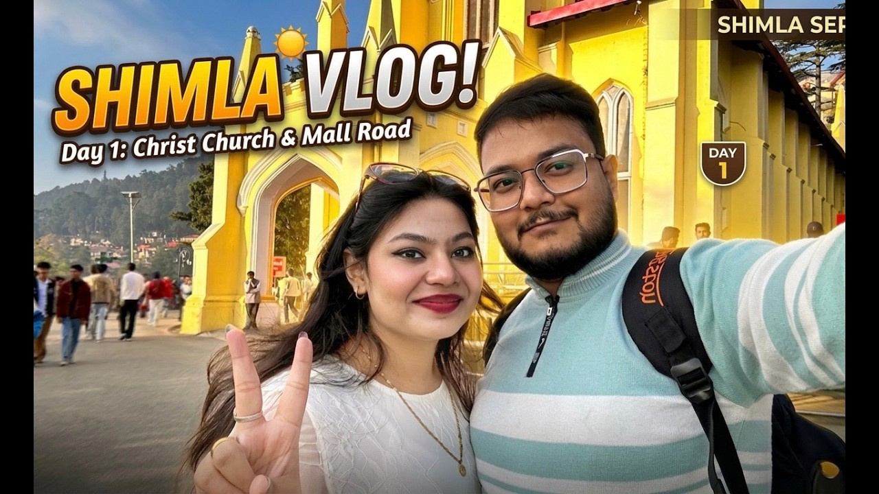 Shimla Vlog Day 1 / Toy Train Ride, Mall Road & Cozy Mountain Stay