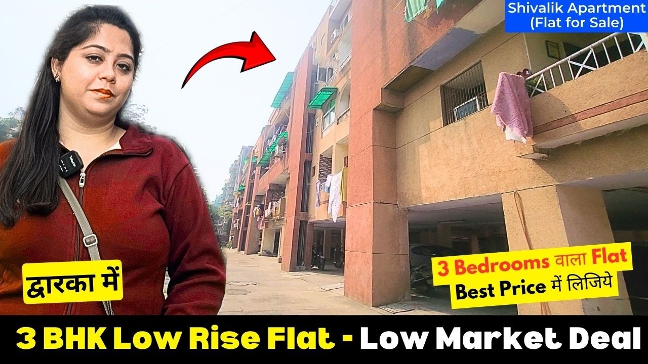 Discount Deal, 3 BHK Flat for Sale - Dwarka Sec 6, New Delhi (Shivalik Apartment)