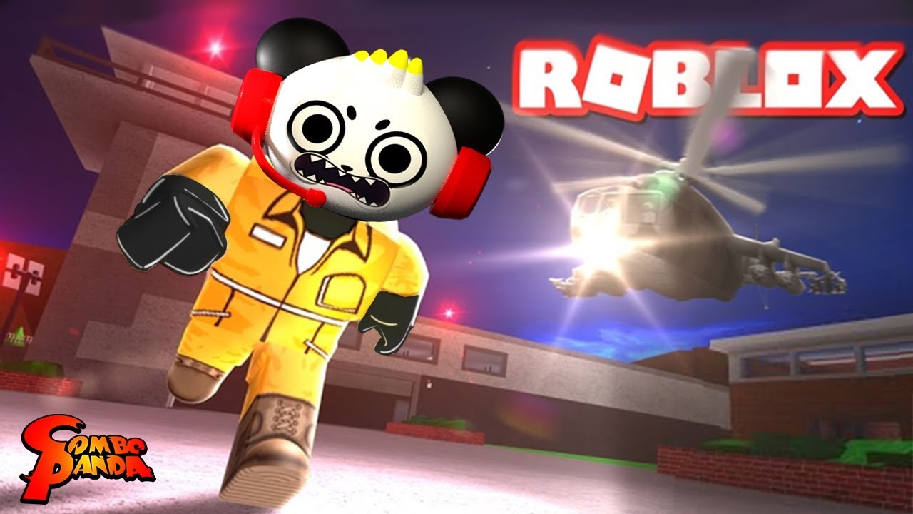 JAIL BREAK ESCAPE EPIC FAIL! ROBLOX Let's Play with Combo Panda