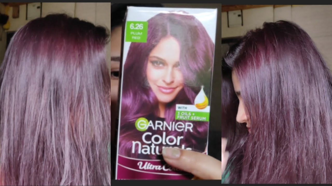 GARNIER COLOR NATURALS PLUM RED 6.26 SHADE|